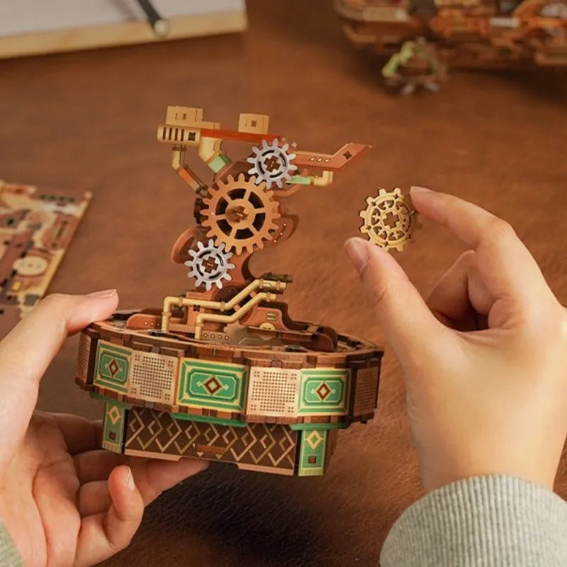 Puzzle in Legno 3D - Navigando nella Nebbia
