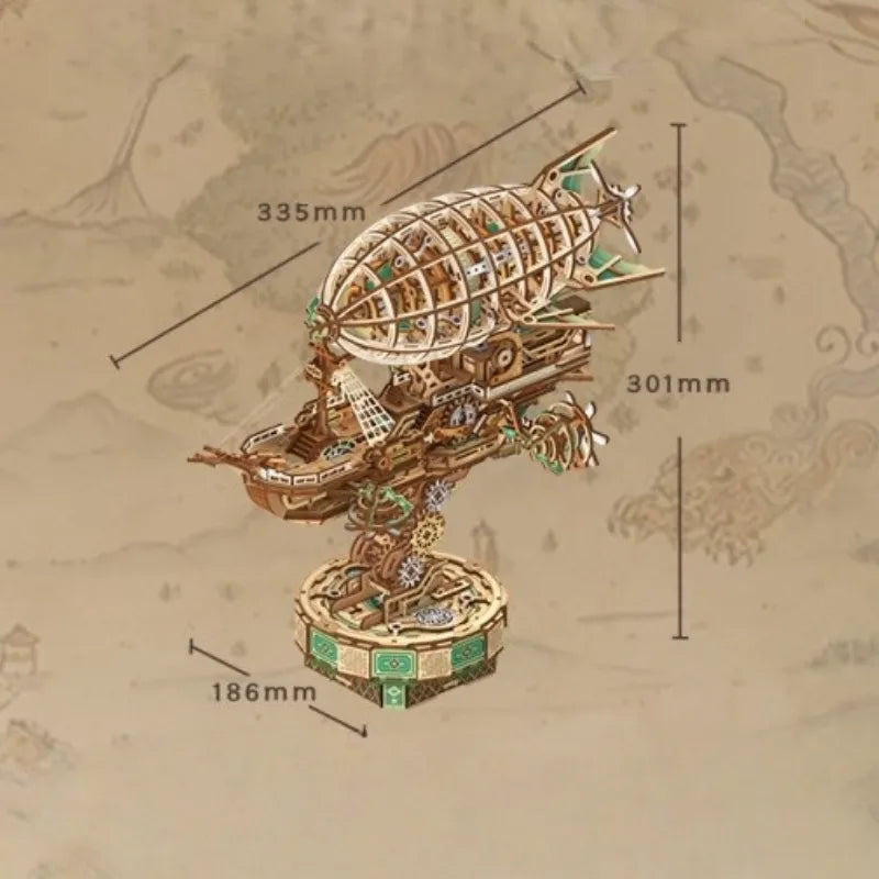 Puzzle in Legno 3D - Navigando nella Nebbia