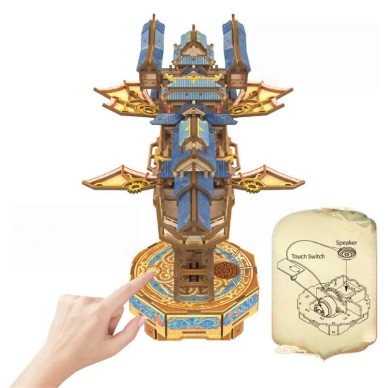 Puzzle in legno 3D - Wind Voyager