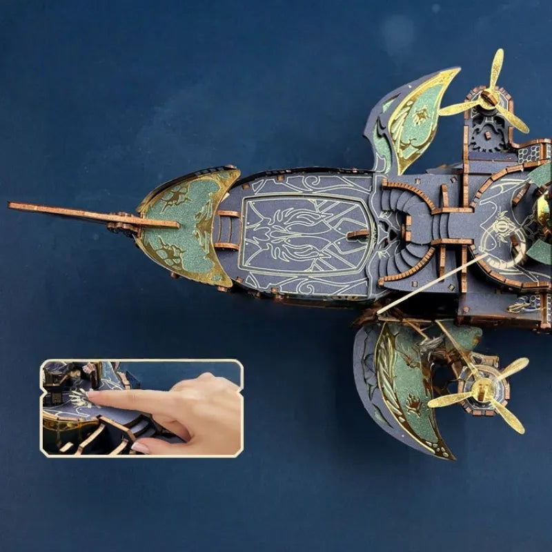 Puzzle in legno 3D - Arca della Balena dell'Universo