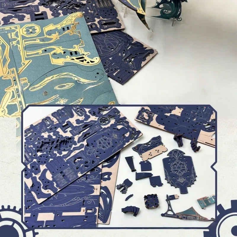 Puzzle in legno 3D - Arca della Balena dell'Universo