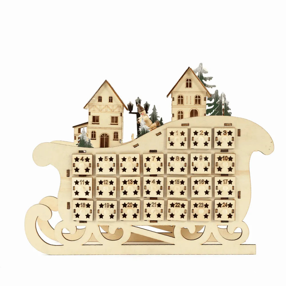 Wooden advent calendar 2025 – detail view 6