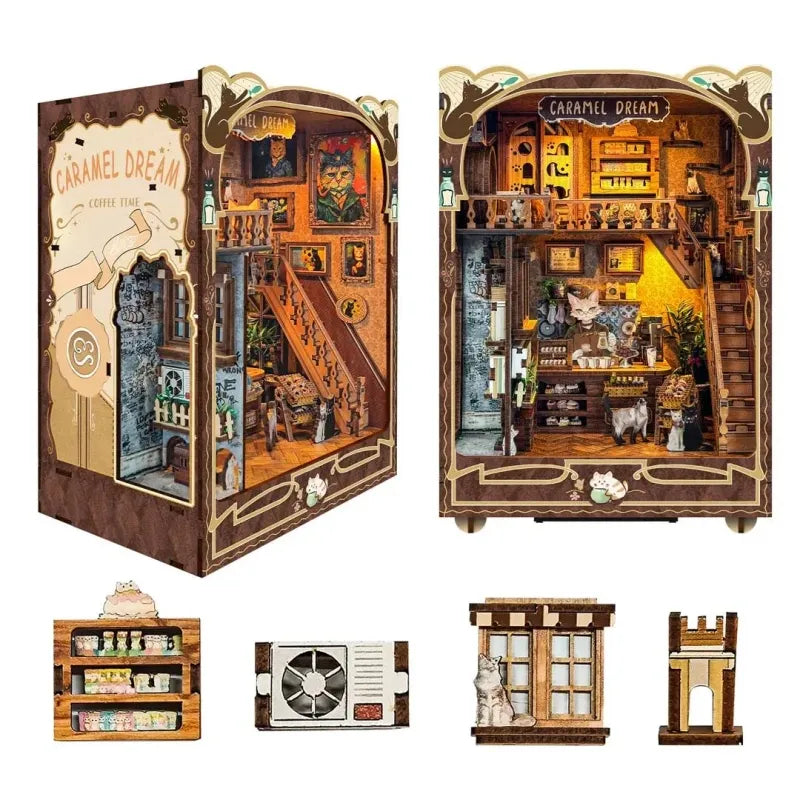 Book Nook - Caramel Dreams Cat Café