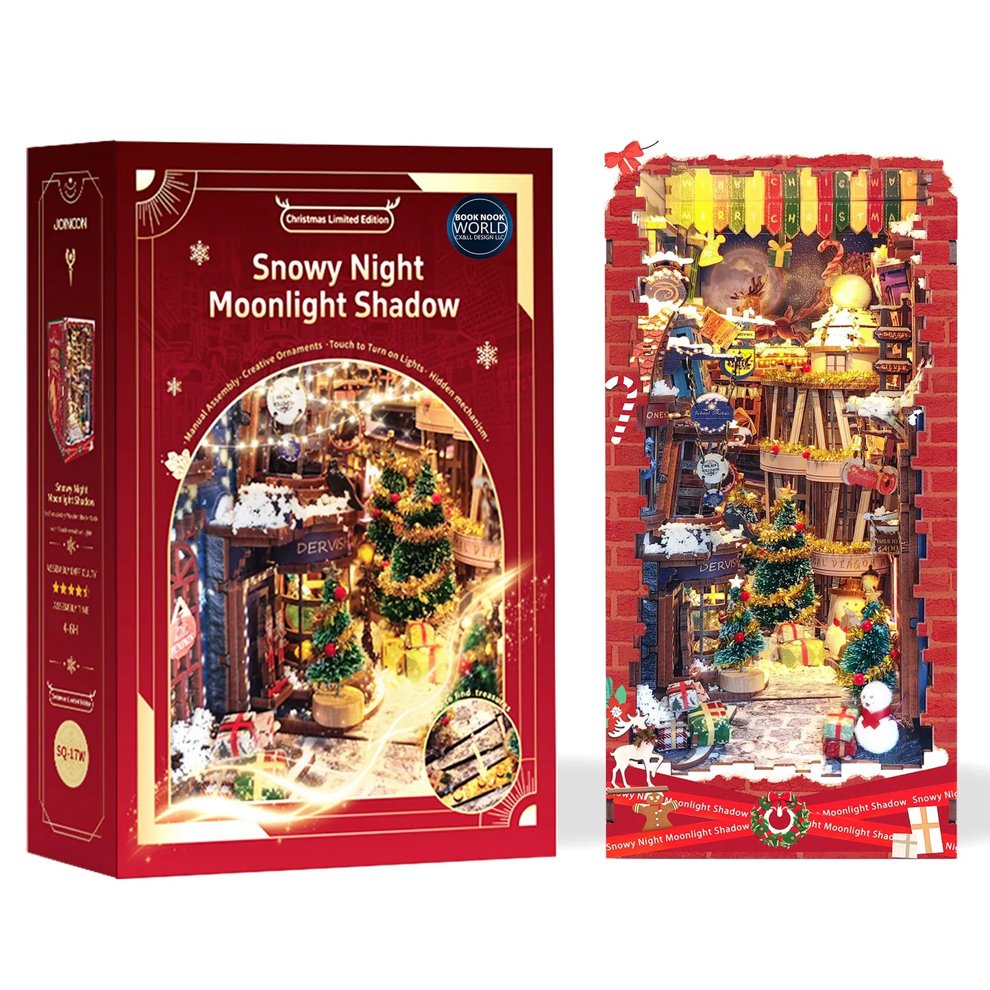 Book Nook - Notte Nevicata di Natale