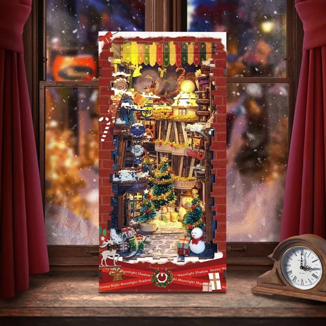 Book Nook - Notte Nevicata di Natale