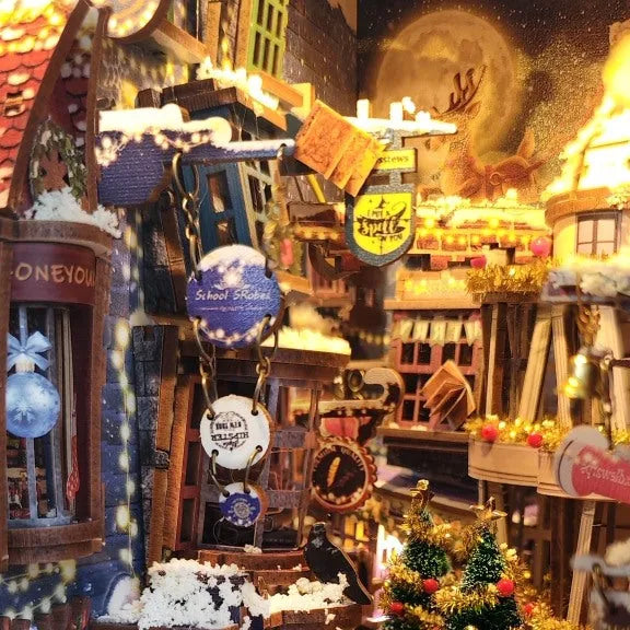 Book Nook - Notte Nevicata di Natale