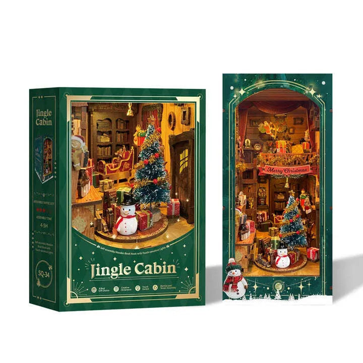 Book Nook - Capanna del Jingle di Natale