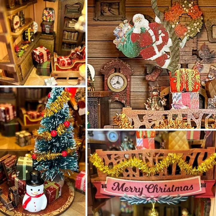 Book Nook - Capanna del Jingle di Natale