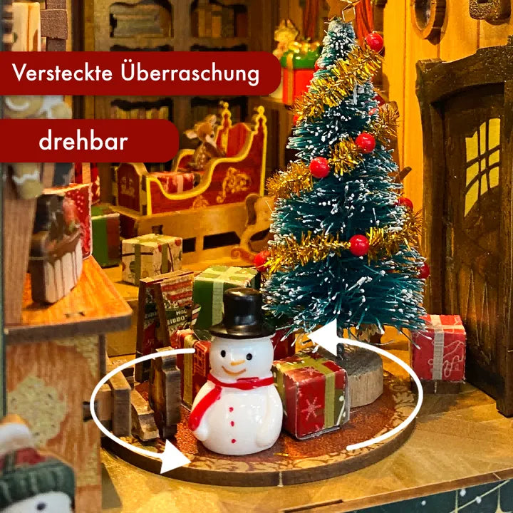 Book Nook - Capanna del Jingle di Natale
