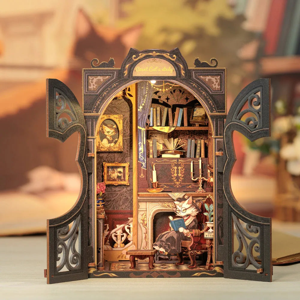 Book Nook - Studio del Conte Gatto