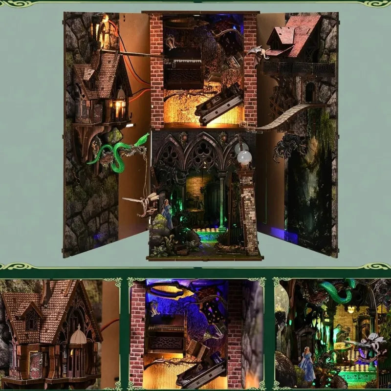 Book Nook - Nel Buco del Coniglio Alice nel Paese delle Meraviglie