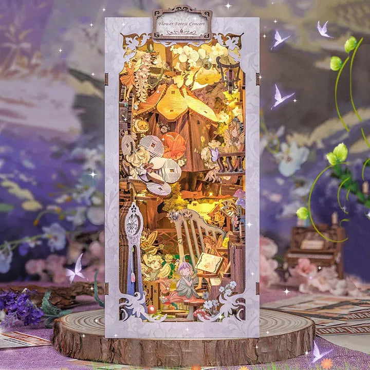 Book Nook - Concerto nella Foresta di Fiori
