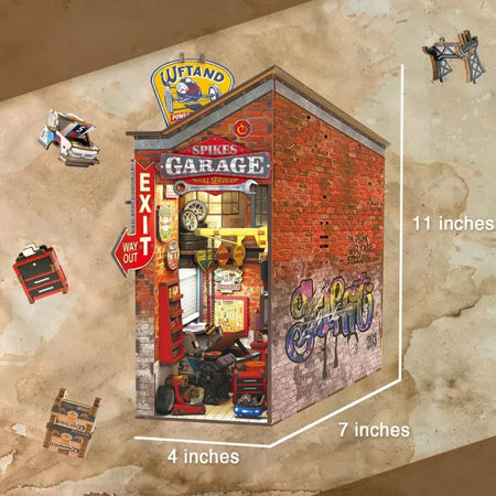 Garage book nook kit – DIY industrial workshop