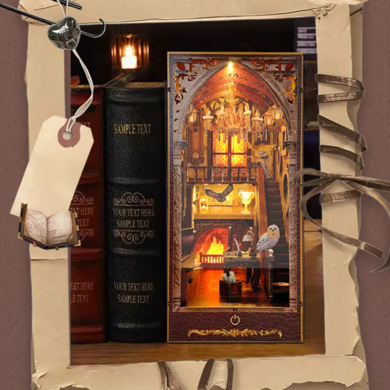 Wizard School Alley book nook kit β detail view 4