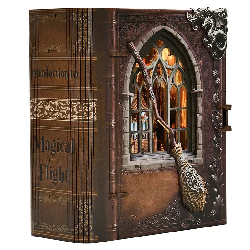 Introduction to Magical Flight book nook kit – detail view 8