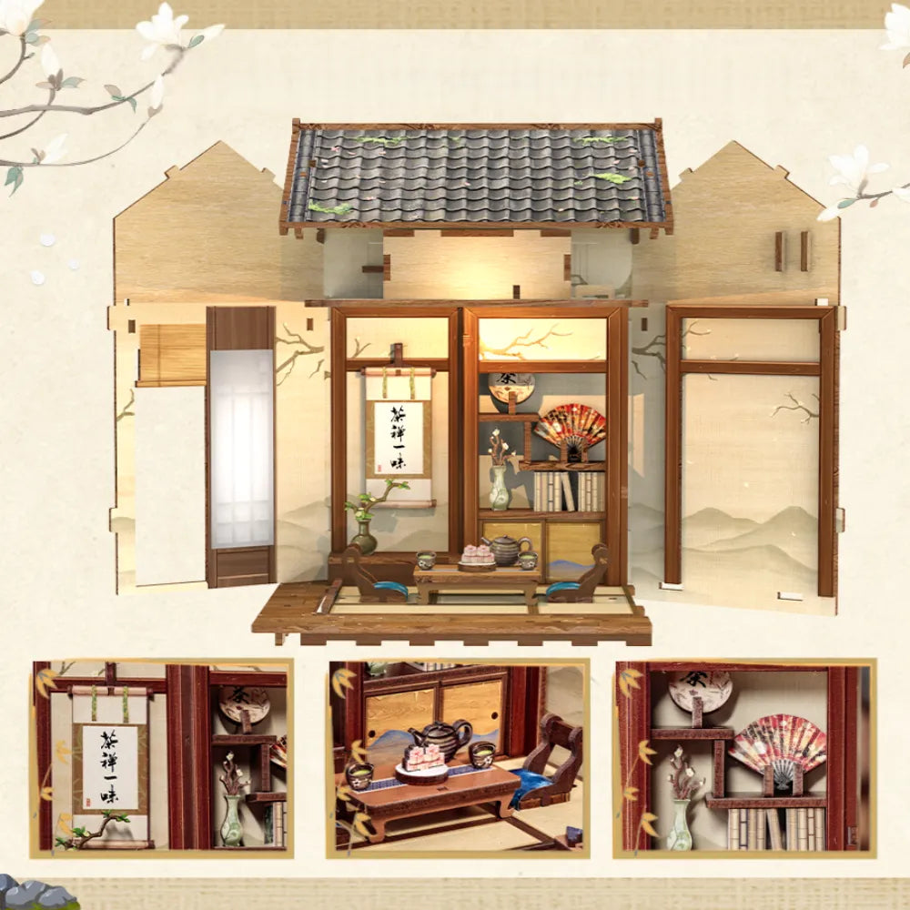 Kirishima Cha-an book nook kit β detail view 5