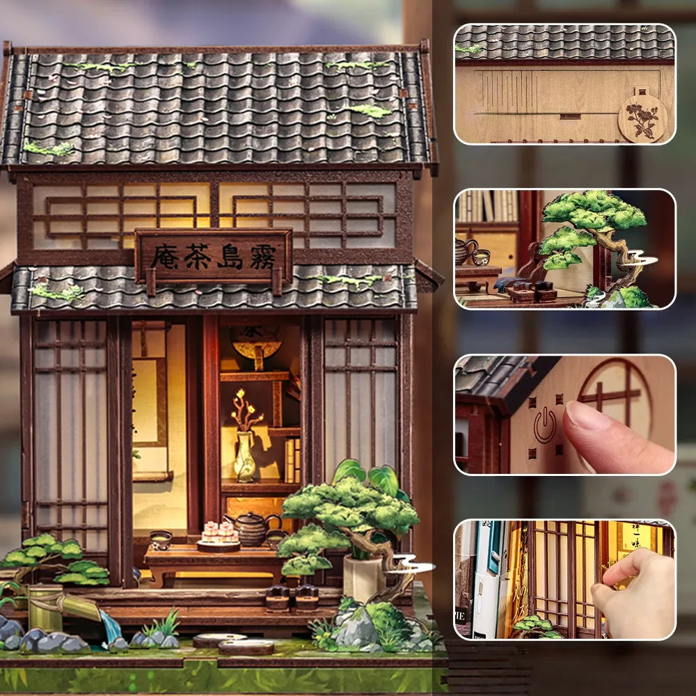 Kirishima Cha-an book nook kit β detail view 3