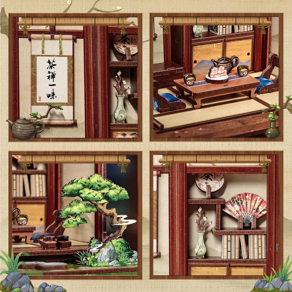 Kirishima Cha-an book nook kit β detail view 2