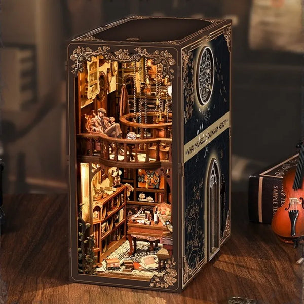 The Case of the Hidden Box book nook kit – DIY detective room