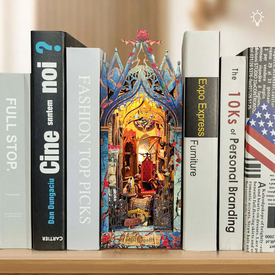 Twilight Castle book nook kit β DIY fantasy castle