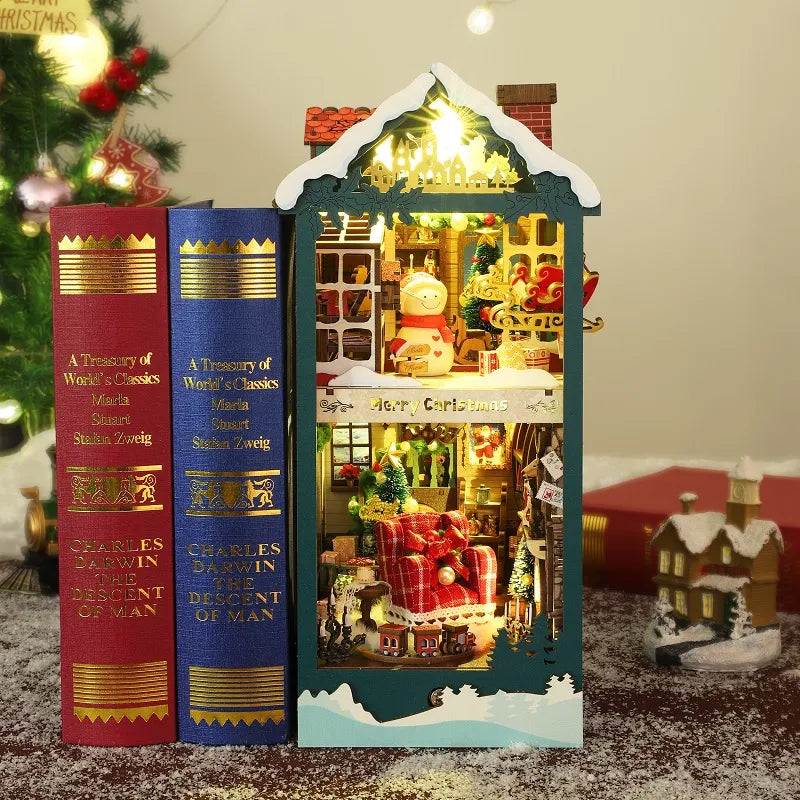 Book Nook - Buon Natale | Diorama Natalizio