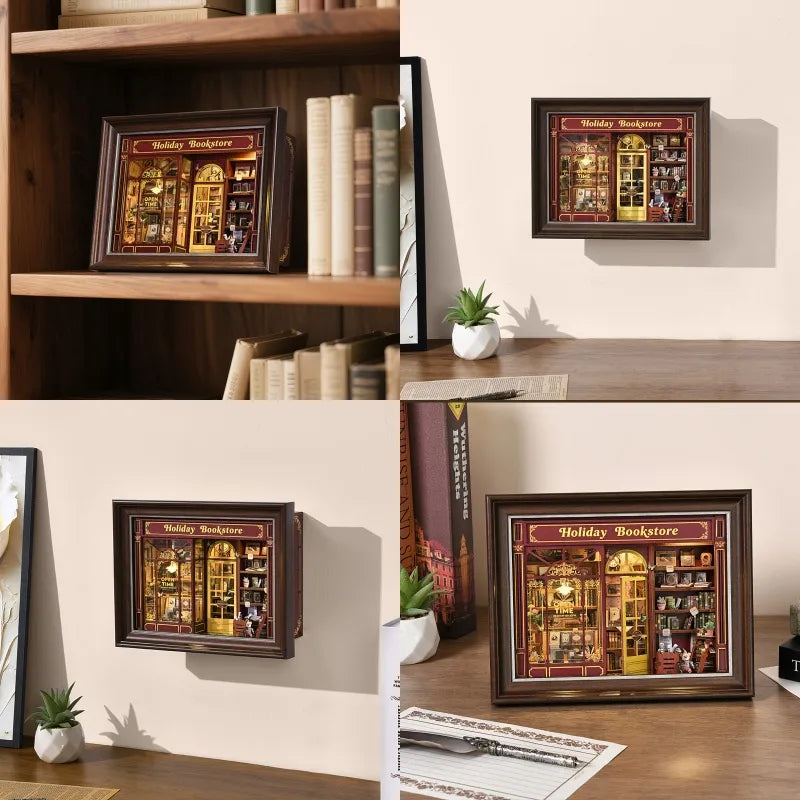 Kit Cornice 3D Fai-da-te - Libreria delle Vacanze all'Angolo della Strada