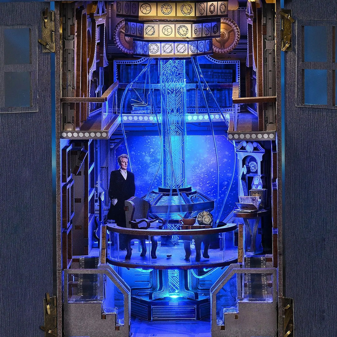 Mysterious Phone Booth book nook kit β detail view 8