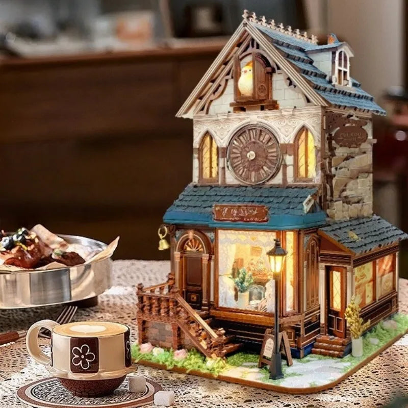 Cuckoo House 3D wooden puzzle β detail view 3