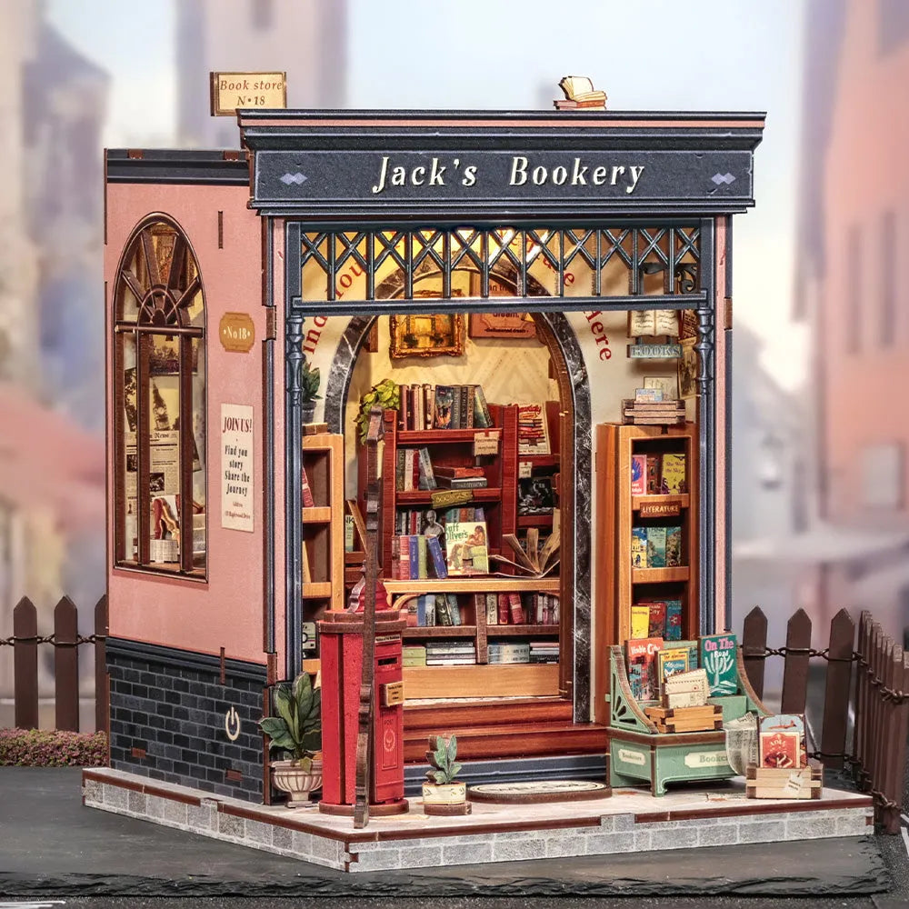 Miniatur Haus Bausatz - Jack's Bookery