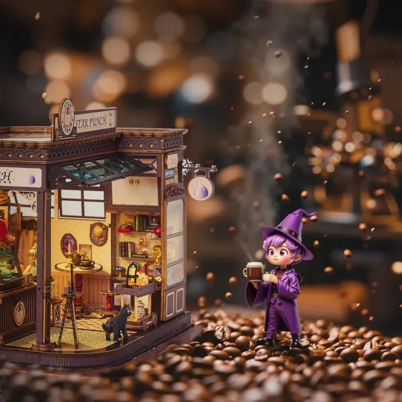 Miniatur Haus Bausatz - Caffetteria Magica