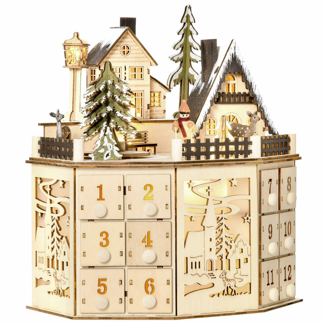 Calendario dell'Avvento Villaggio di Natale