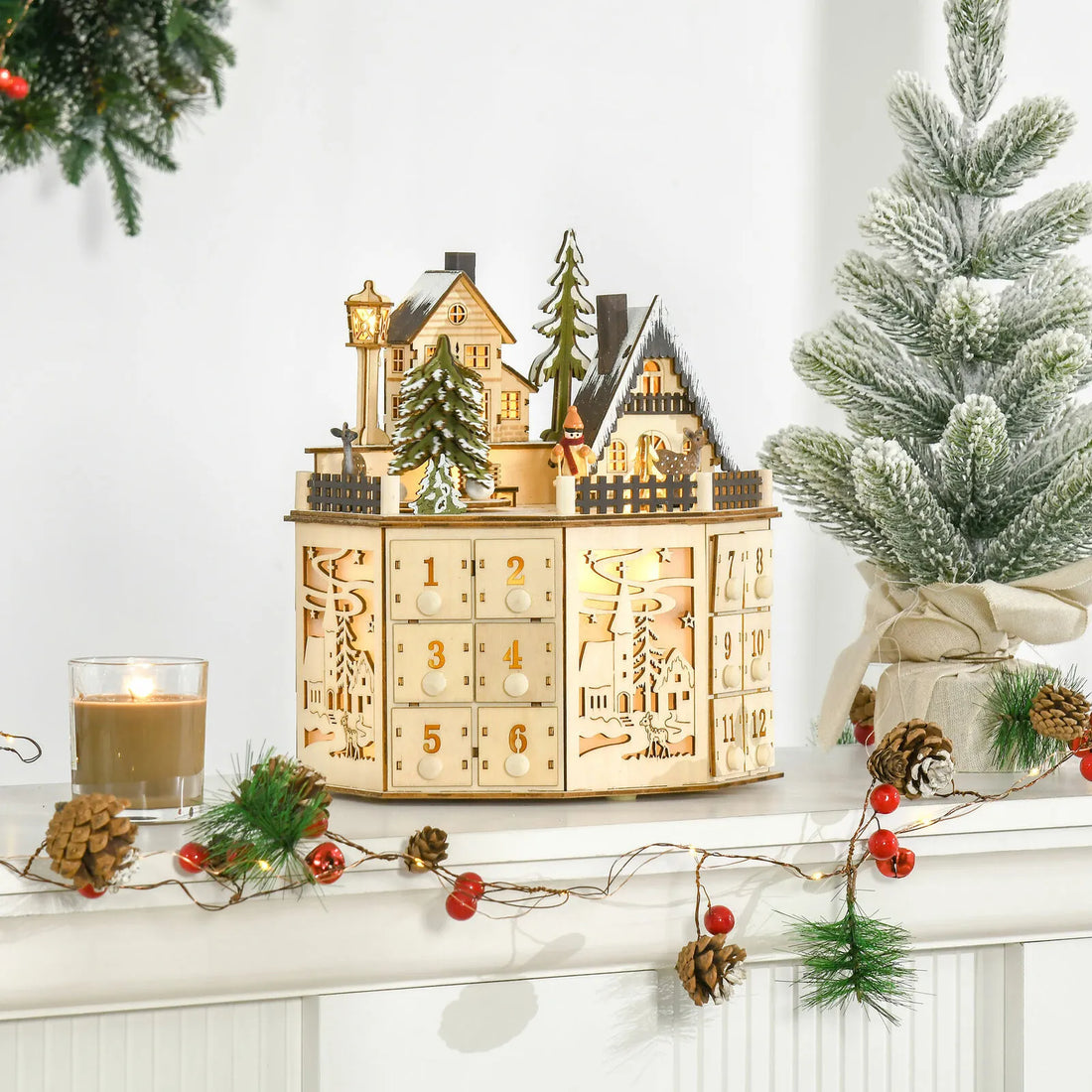 Calendario dell'Avvento Villaggio di Natale
