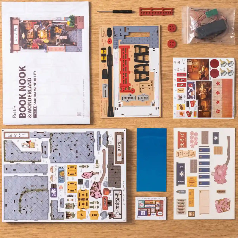 Sakura Wine Alley Book Nook Kit