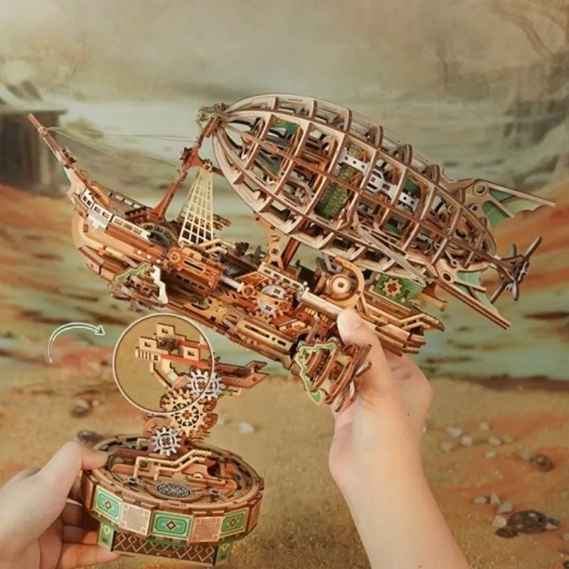Puzzle in Legno 3D - Navigando nella Nebbia