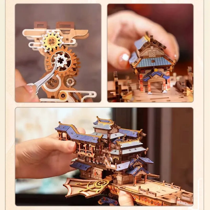 Puzzle in legno 3D - Wind Voyager