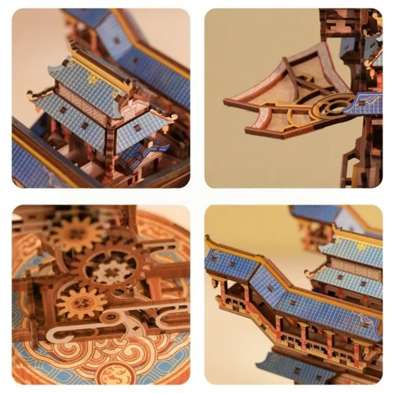 Puzzle in legno 3D - Wind Voyager