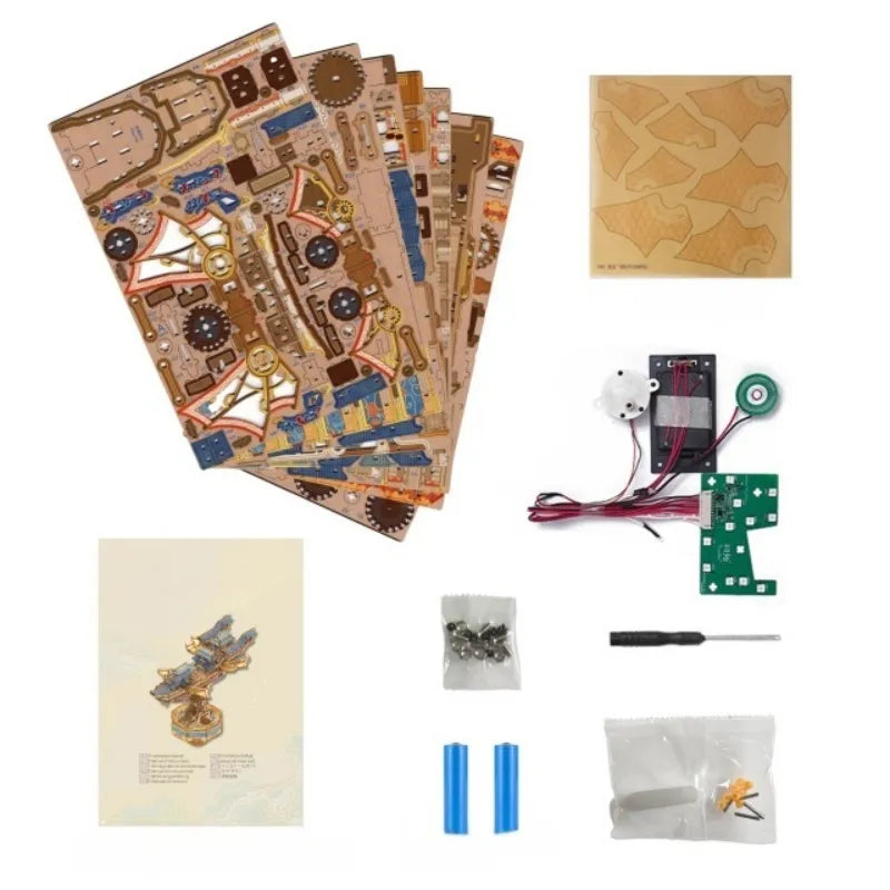 Puzzle in legno 3D - Wind Voyager