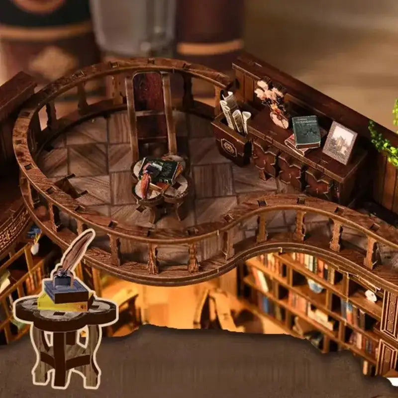 Miniatur Haus Bausatz - Dreamy Book Hall