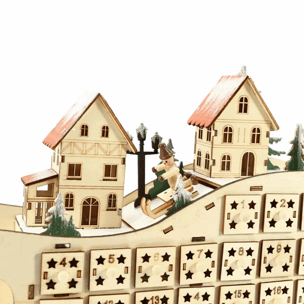 Wooden advent calendar 2025 – detail view 4