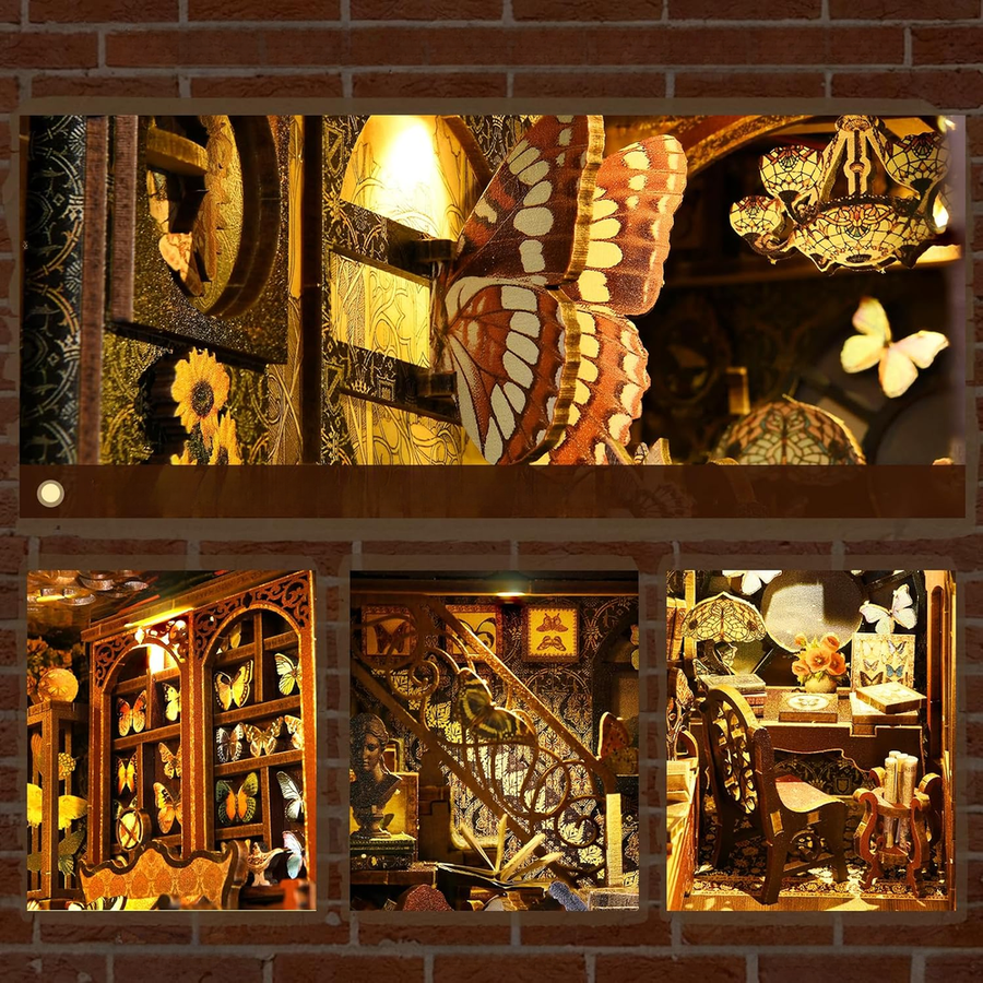 A miniature collection of butterfly details