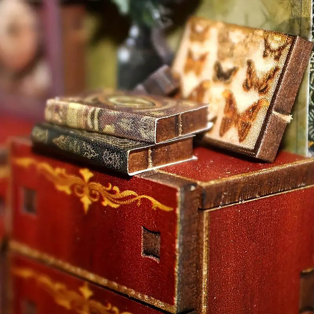 Book Nook - Sala della Collezione di Farfalle