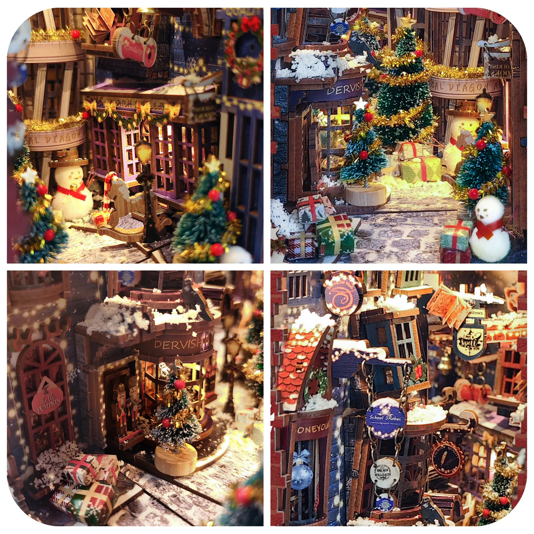 Book Nook - Notte Nevicata di Natale