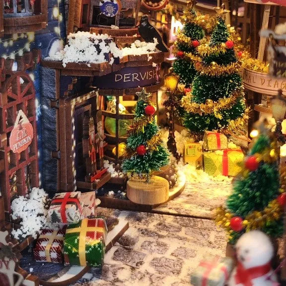 Book Nook - Notte Nevicata di Natale