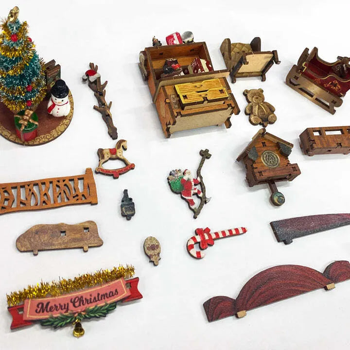 Book Nook - Capanna del Jingle di Natale