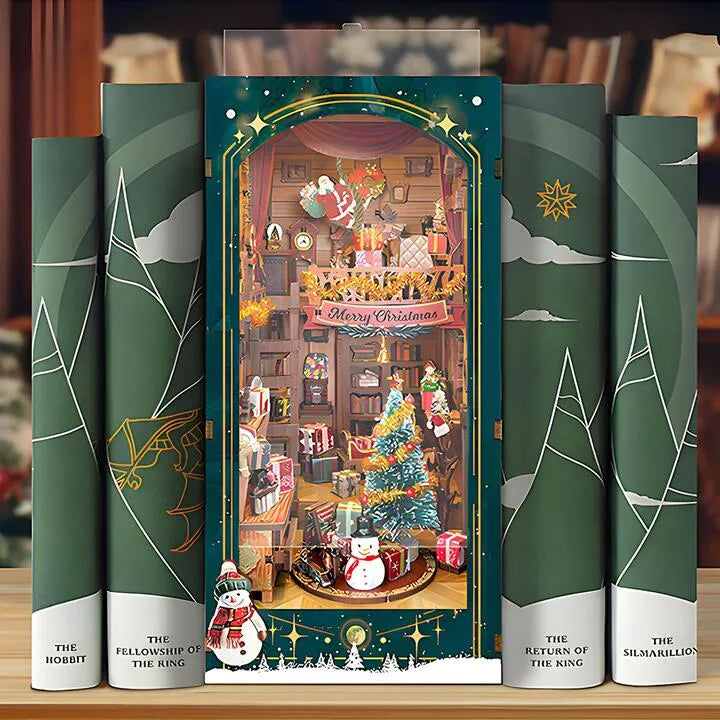 Book Nook - Capanna del Jingle di Natale