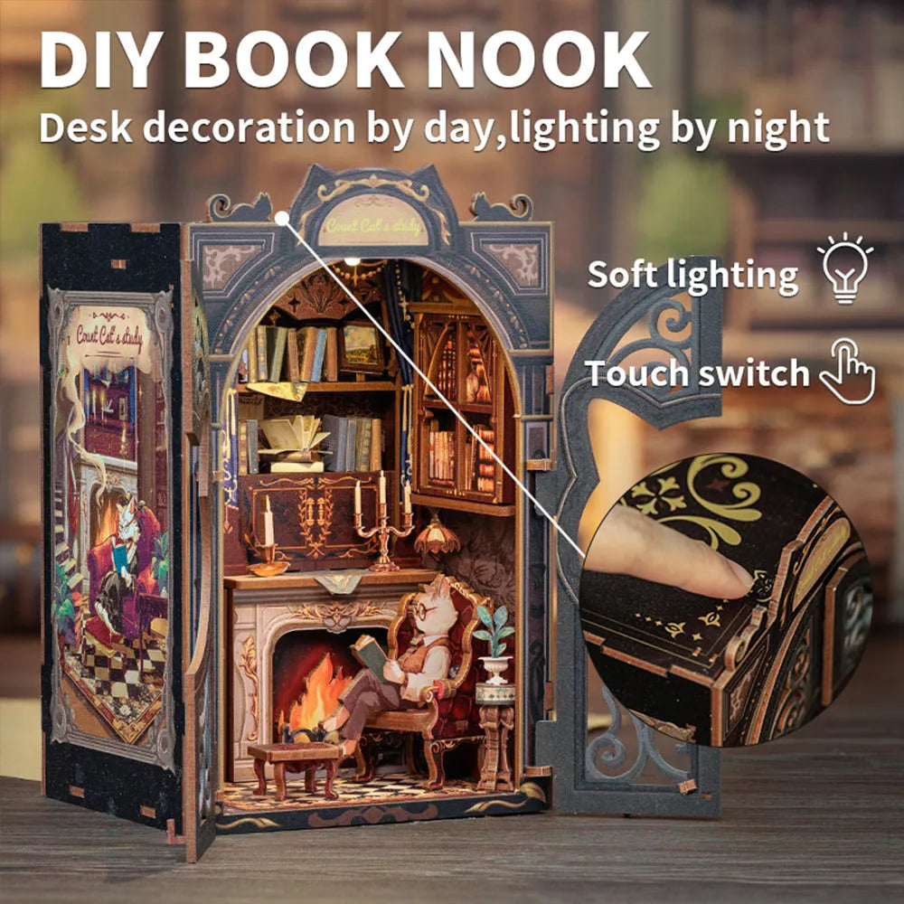 Book Nook - Studio del Conte Gatto