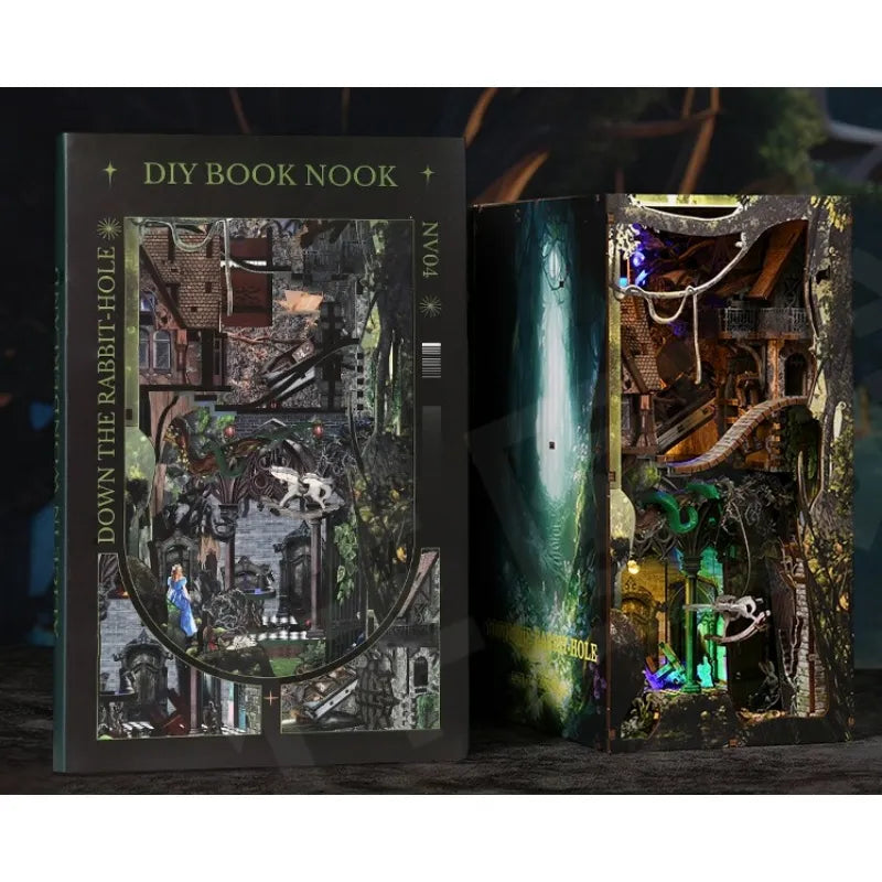 Book Nook - Nel Buco del Coniglio Alice nel Paese delle Meraviglie