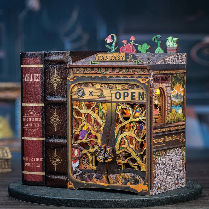 Book Nook - Fantacy Plant Shop