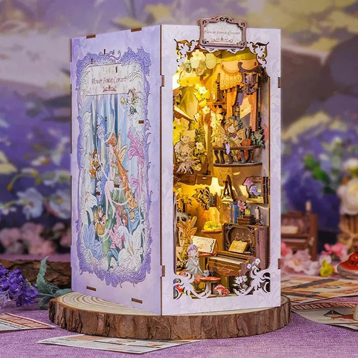Book Nook - Concerto nella Foresta di Fiori