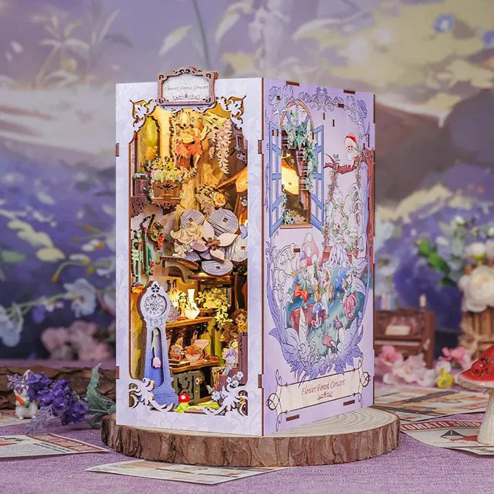 Book Nook - Concerto nella Foresta di Fiori